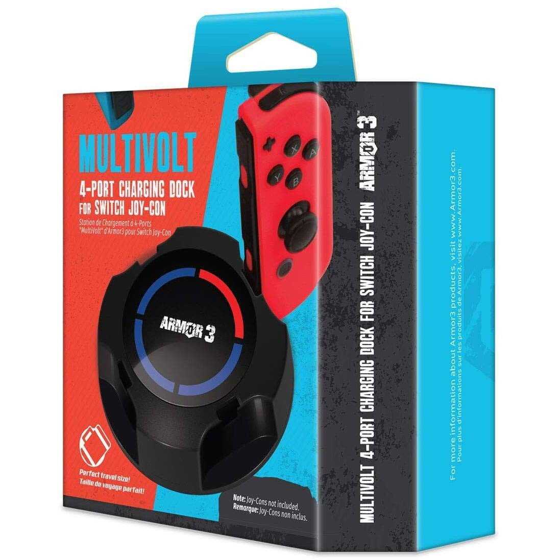 MultiVolt 4-Port Joy-Con Charging Dock - Nintendo Switch - Armor3