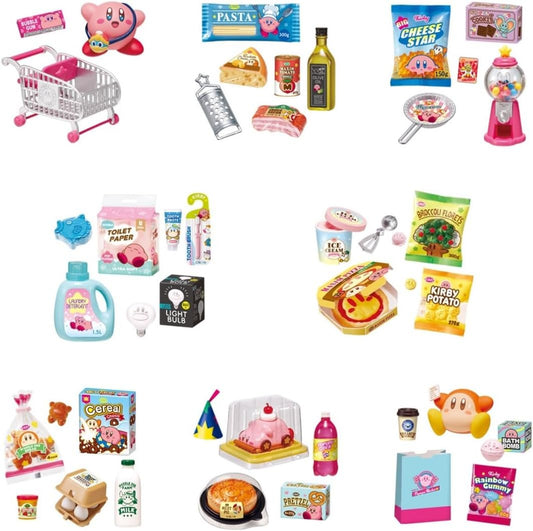 Kirby's Pupupu Market Blind Box - 1 Random Toy Set, 6 Possible Types - Re-ment