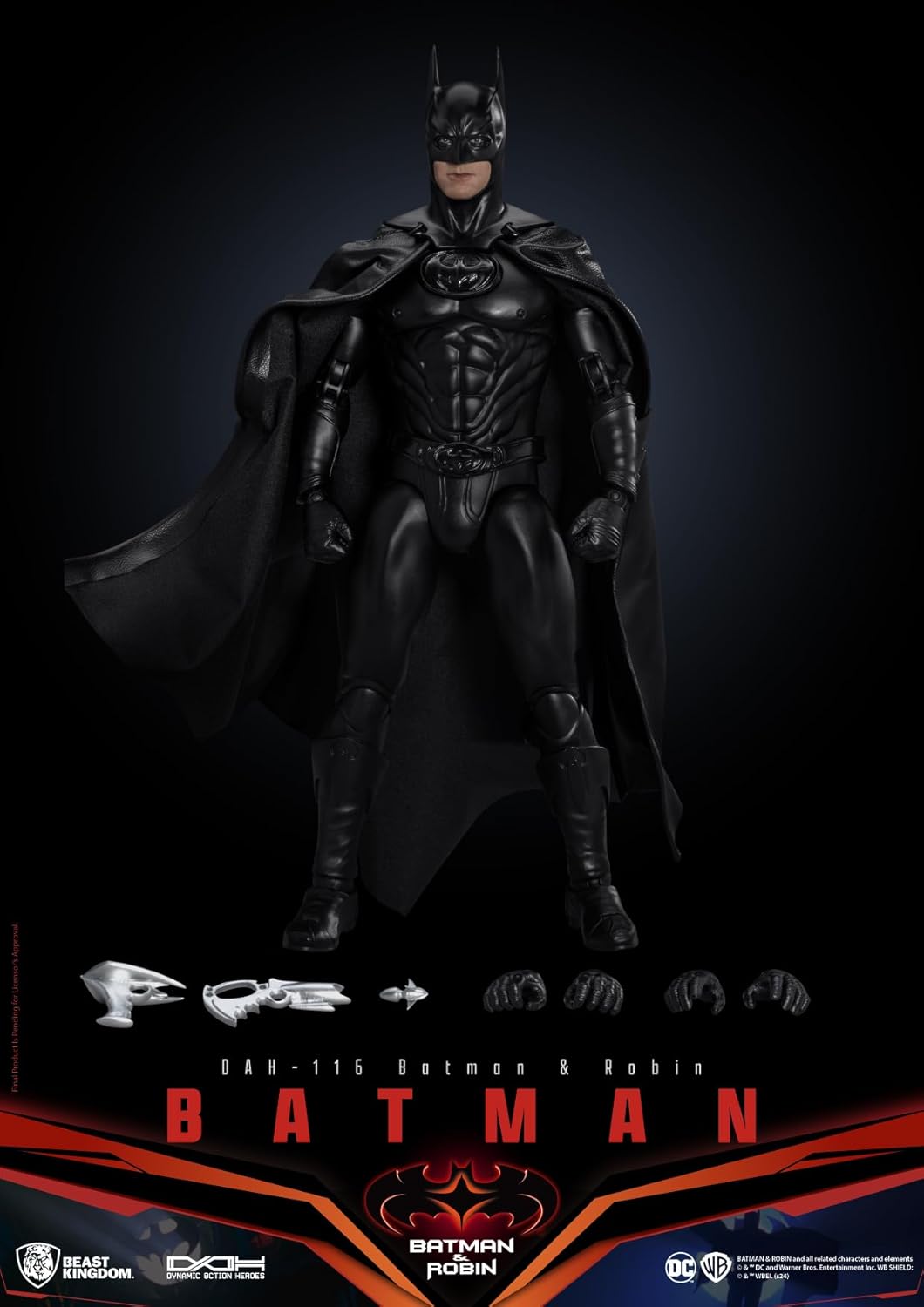Batman & Robin 1997 Batman Action Figure - Beast Kingdom - Dynamic 8ction Heroes DAH-116