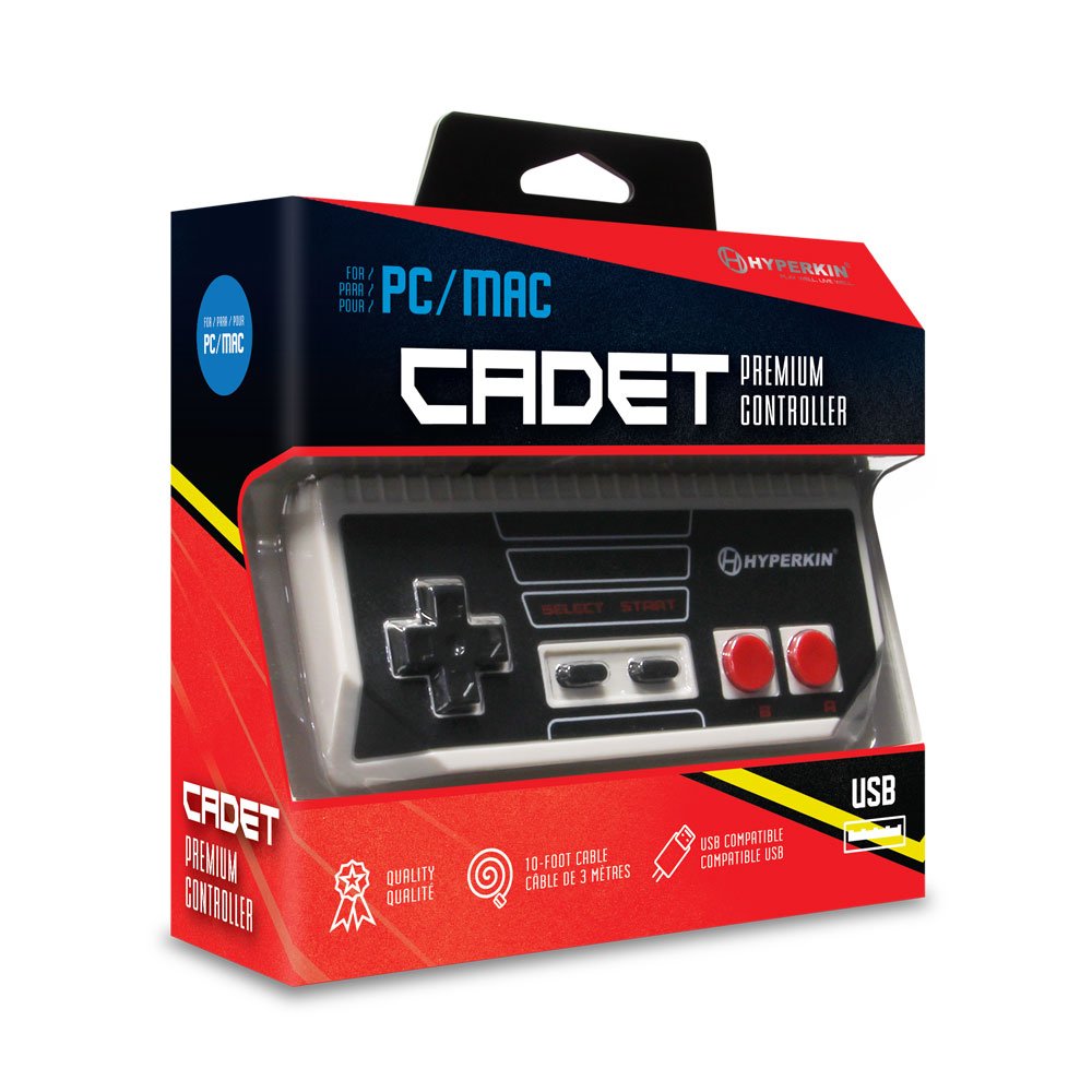 Cadet Premium USB Controller NES Style - PC & Mac - Hyperkin