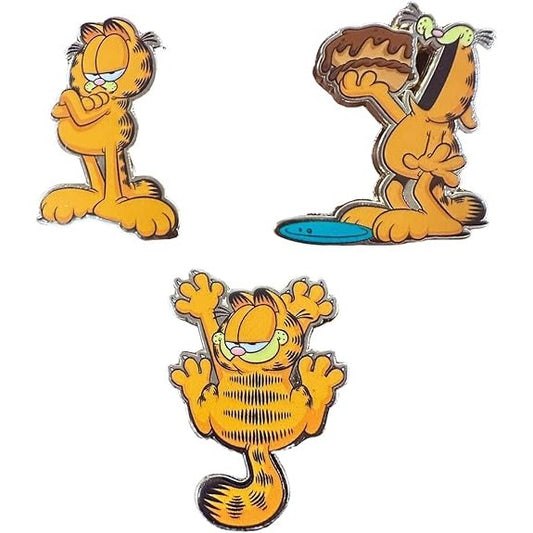 Garfield Triple Threat Pin Set 3-Pack - Zen Monkey Studios