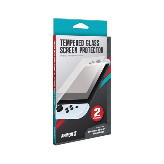 Tempered Glass Screen Protector 2-Pack - Nintendo Switch OLED - Armor3