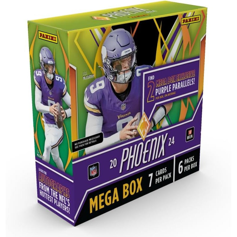 2024-25 Phoenix NFL Football Mega Box - 6 Packs, 42 Cards - Panini