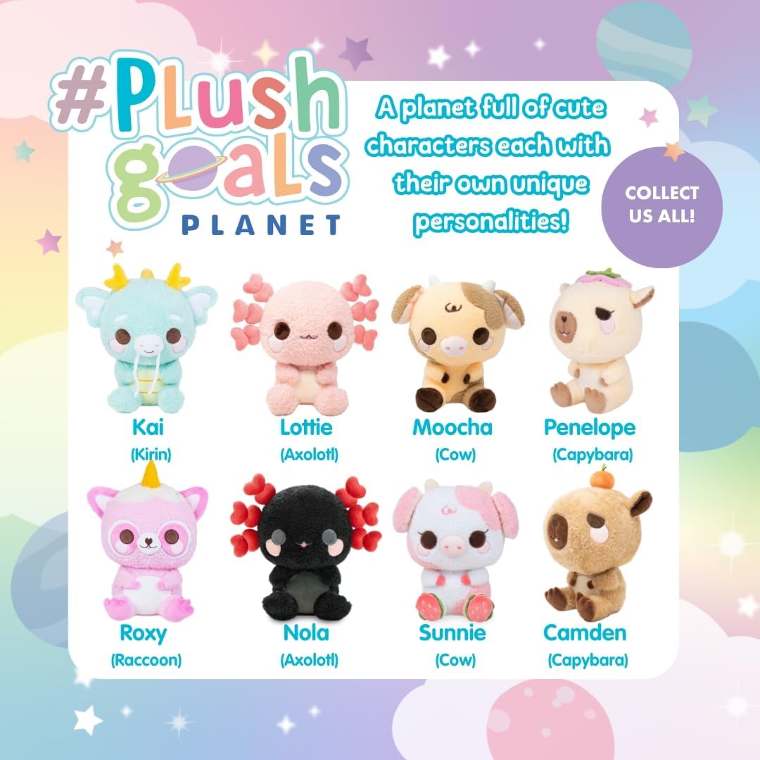 PlushGoals Lottie the Lovely Axolotl Plush - Cute Stuffed Animal - Cuddle Barn