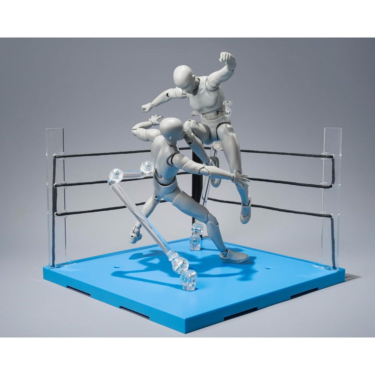 Tamashii Stage Act Ring Neutral Corner & Folding Chair Set - Bandai Spirits - S.H.Figuarts Compatible