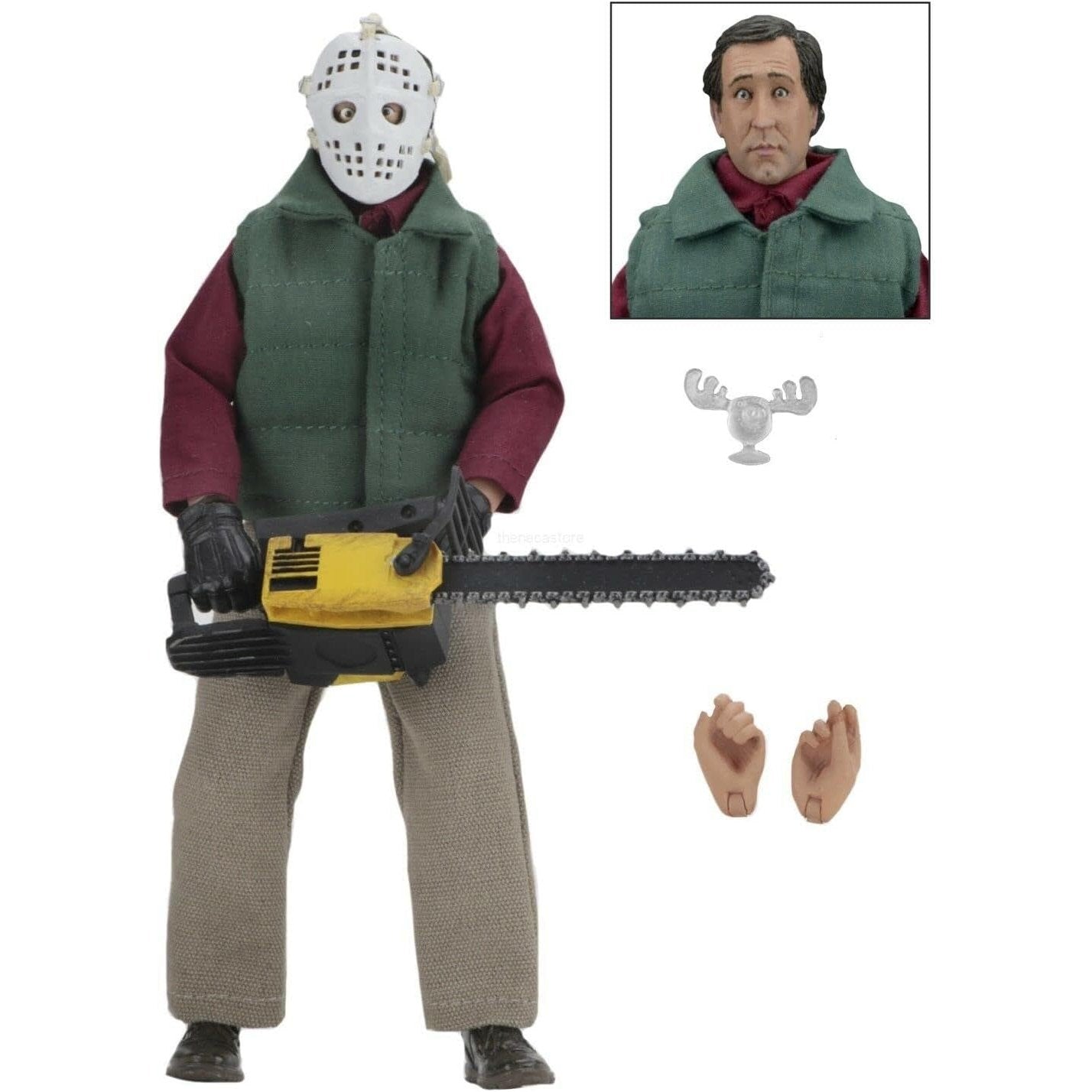 National Lampoon’s Christmas Vacation Chainsaw Clark 8” Figure - NECA Reel Toyz, Clothed