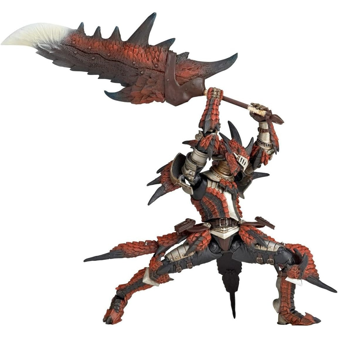 Monster Hunter Male Swordsman Rathalos Armor Set Action Figure - Kaiyodo - Revoltech Amazing Yamaguchi