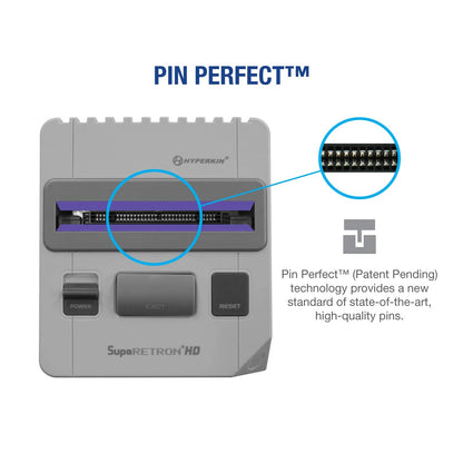 SupaRetron HD Premium Retro Gaming Console - Super NES / Super Famicom - Hyperkin