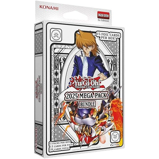 Yu-Gi-Oh! CCG 2025 Mega Pack Bundle - 1 Box: 15 Foil Cards - Konami