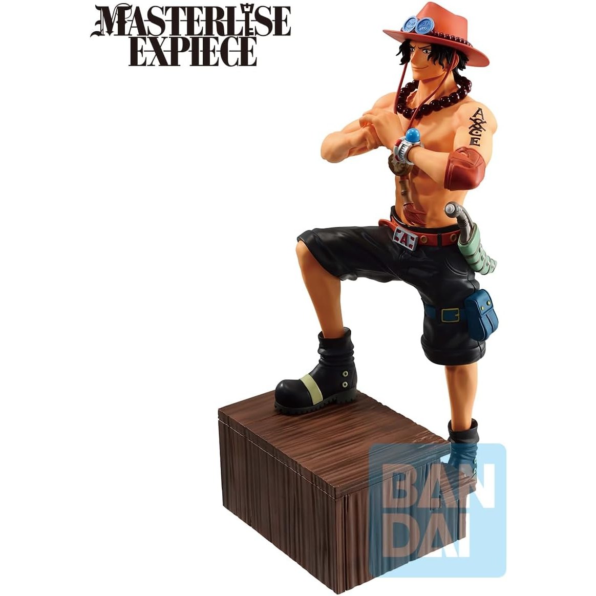 One Piece Portgas D. Ace Whitebeard Pirates Figure - Bandai Spirits - Ichibansho Masterlise Expiece