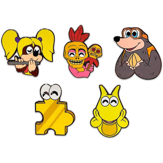 Banjo Kazooie Friends Enamel Pin Set - Youtooz