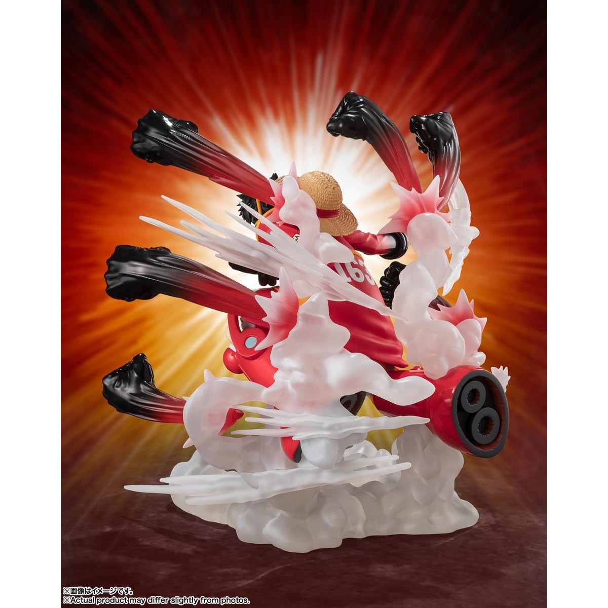 One Piece Monkey D. Luffy Gum Gum Hawk Gatling Statue Figure - FiguartsZERO Extra Battle