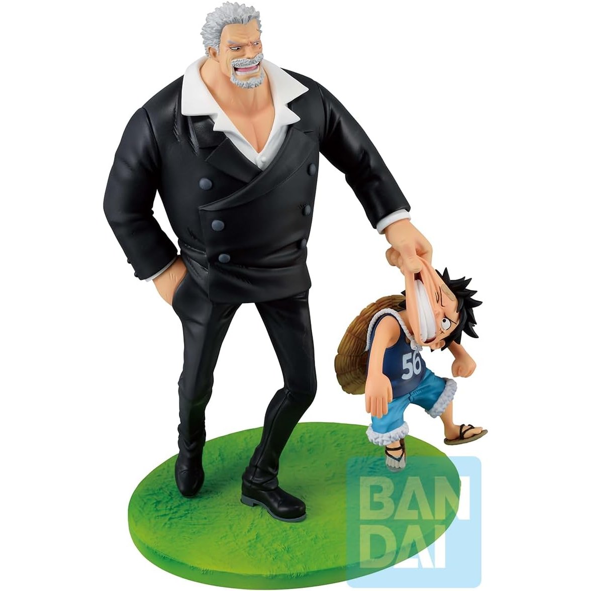 One Piece Monkey D. Garp & Monkey D. Luffy Road to Dawn Figure - Bandai Spirits - Ichibansho Revible Moment