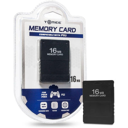 16MB PS2 Memory Card Black - PlayStation 2 - Tomee