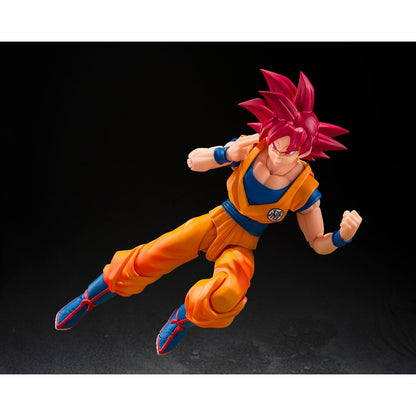 Dragon Ball Super Super Saiyan God Son Goku (God Aura) 5.7-Inch Action Figure - Bandai Tamashii Nations - S.H.Figuarts