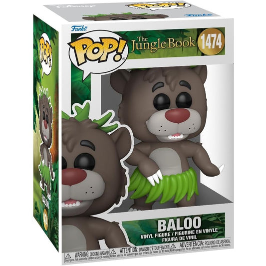 The Jungle Book Baloo Vinyl Figure - Disney, Funko - POP! #1474