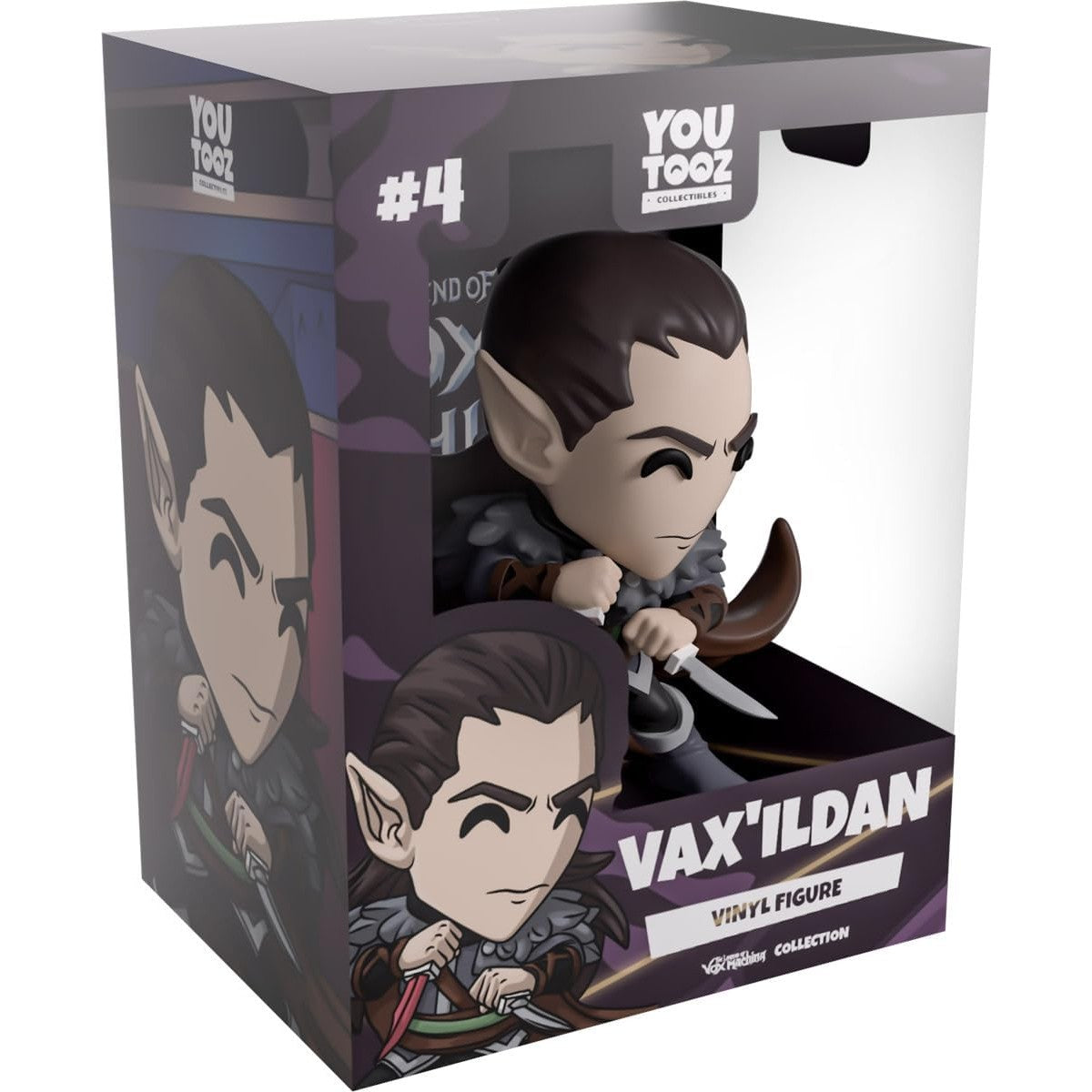 The Legend of Vox Machina Vax'ildan Vinyl Figure - Youtooz - The Legend of Vox Machina Collection #4