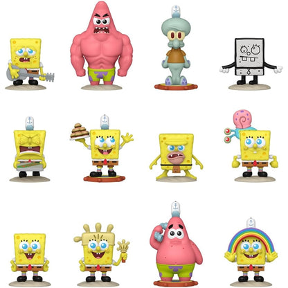 SpongeBob SquarePants 25th Anniversary Mystery Minis Blind Box - 1 Random Vinyl Figure, 12 Types Avail. - Funko