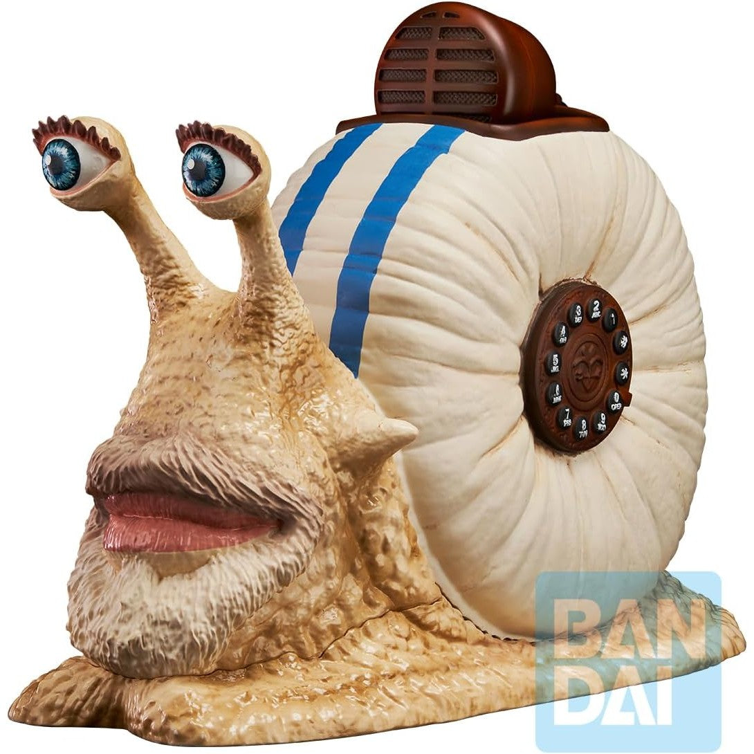 One Piece: A Netflix Series Den Den Mushi Monkey D. Garp Ver. Statue Figure - Bandai Spirits - Ichibansho