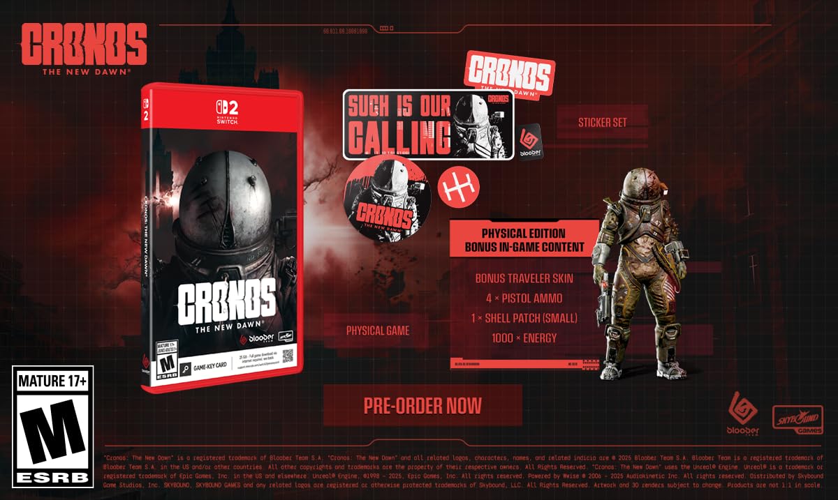 Cronos: The New Dawn - Nintendo Switch 2 Game Key Card - Skybound