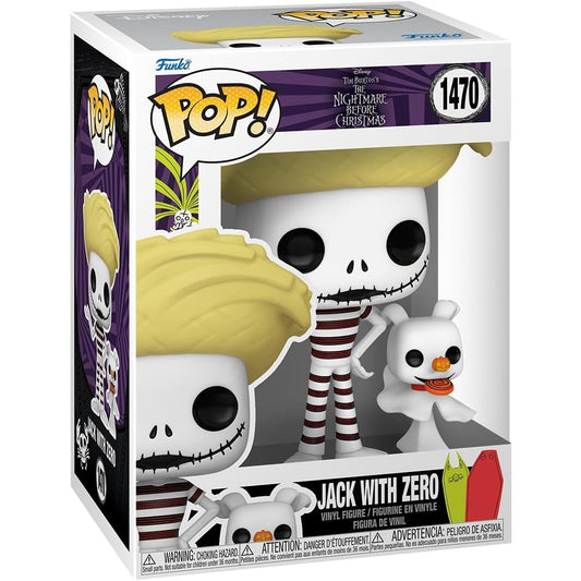 The Nightmare Before Christmas Jack with Zero (Beach) Funko Pop! #1470