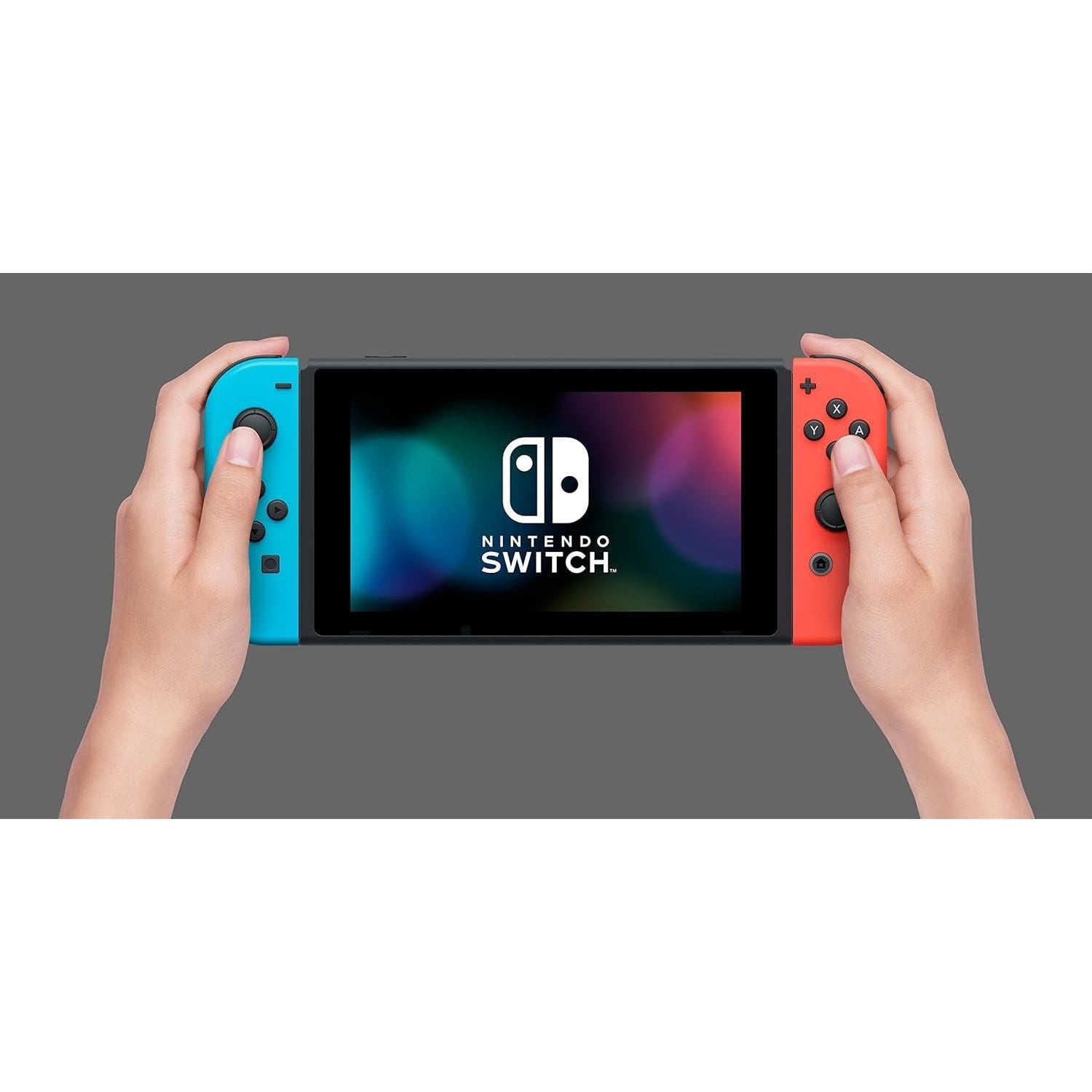Nintendo Switch Console with Neon Blue & Neon Red Joy‑Cons - Model HAC-001 -01