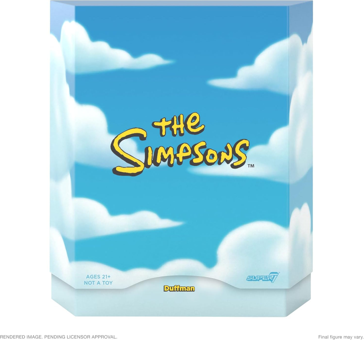 The Simpsons ULTIMATES! Duffman Wave 2 Super7 Figure