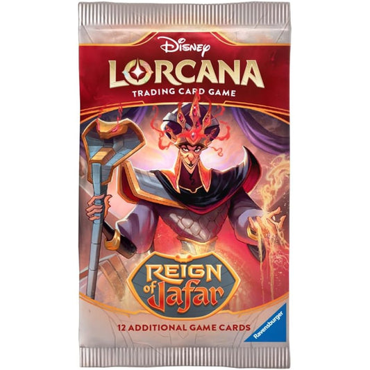 Disney Lorcana TCG Reign of Jafar Booster Pack - 12 Cards - Ravensburger