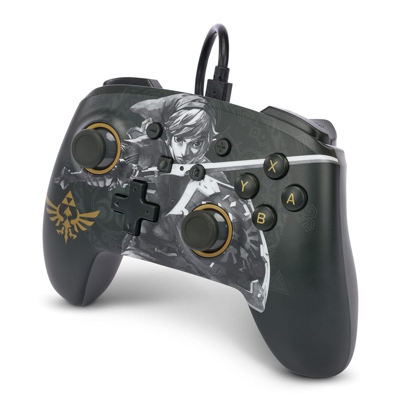 The Legend of Zelda Battle-Ready Link Enhanced Wired Controller - Nintendo Switch - PowerA