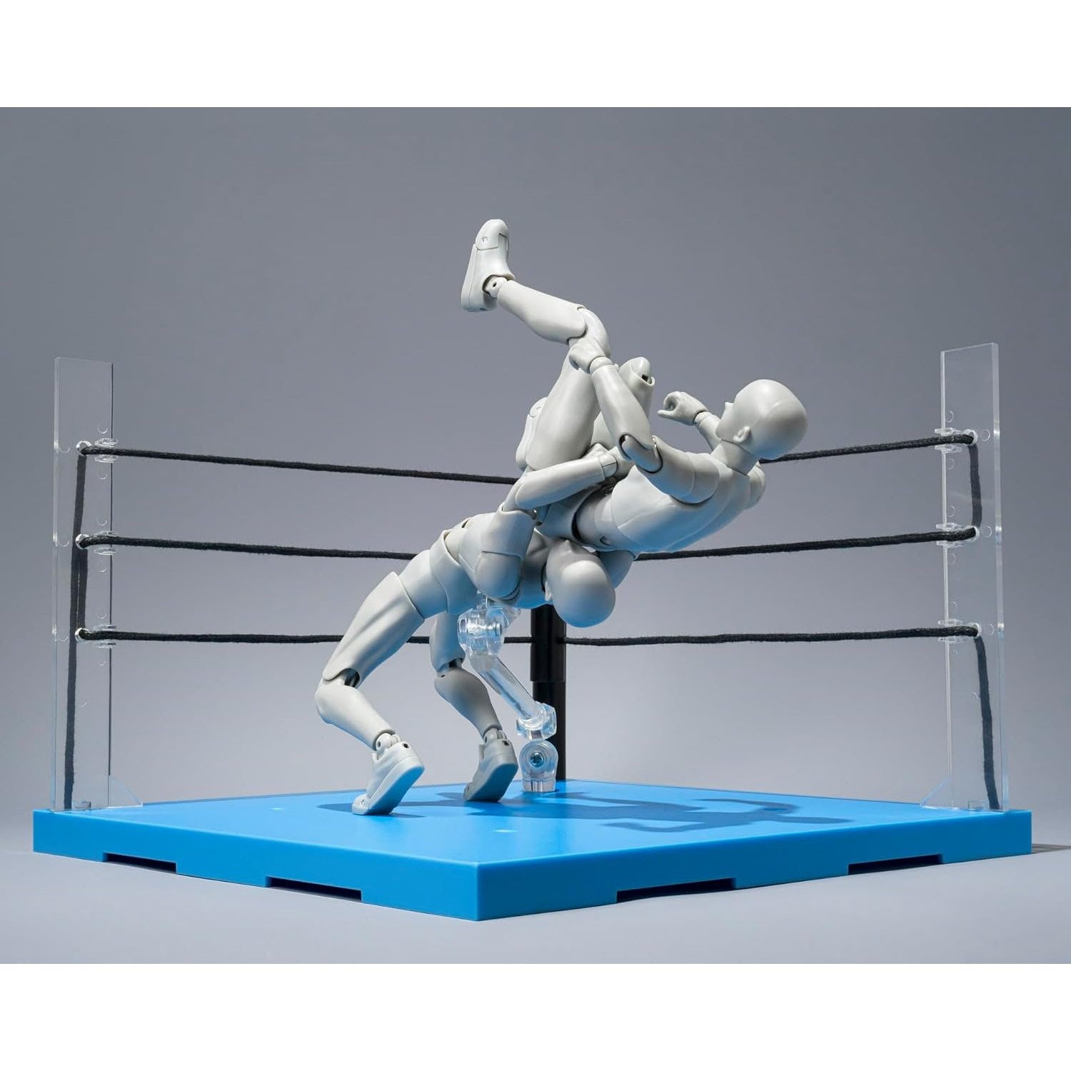 Tamashii Stage Act Ring Neutral Corner & Folding Chair Set - Bandai Spirits - S.H.Figuarts Compatible