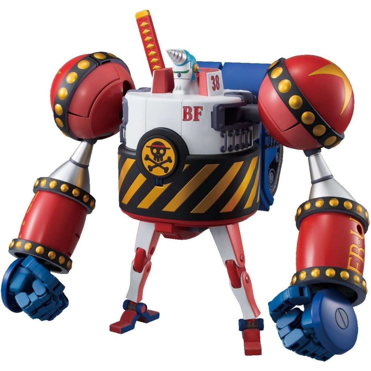 One Piece: The Iron Pirate General Franky Figure BF-38 Model Kit - Bandai Spirits - Best Mecha Collection