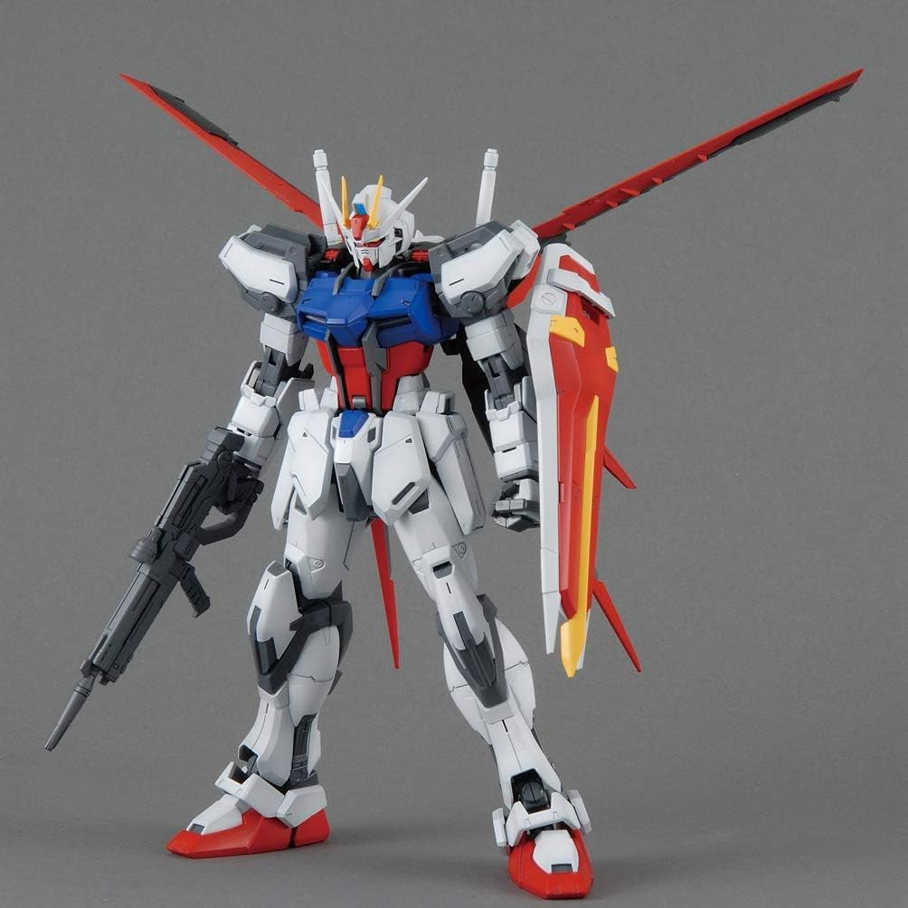 Mobile Suit Gundam SEED Aile Strike Gundam Ver. RM 1/100 Scale Model Kit - Bandai Spirits - Master Grade MG