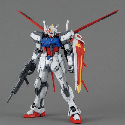 Mobile Suit Gundam SEED Aile Strike Gundam Ver. RM 1/100 Scale Model Kit - Bandai Spirits - Master Grade MG