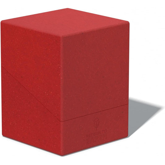 Return to Earth Boulder 100+ TCG Deck Case - Red, Holds 100 2x Sleeved Cards - Ultimate Guard