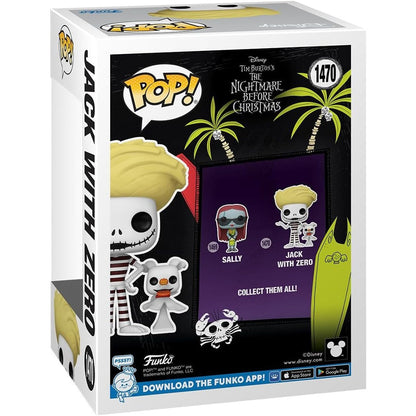 The Nightmare Before Christmas Jack with Zero Beach Funko Pop! #1470