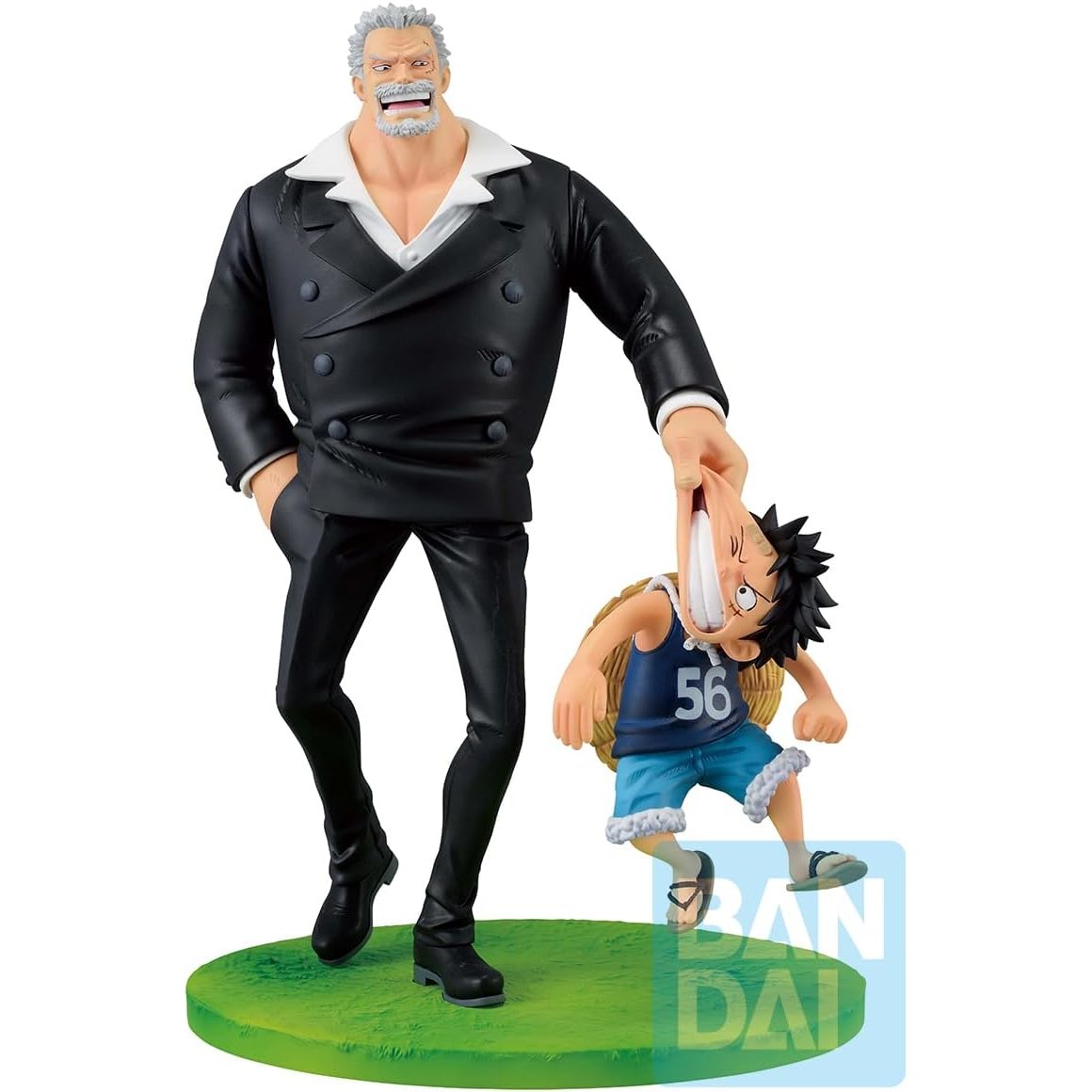 One Piece Monkey D. Garp & Monkey D. Luffy Road to Dawn Figure - Bandai Spirits - Ichibansho Revible Moment