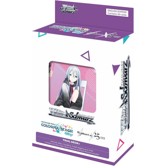 Weiss Schwarz Hatsune Miku: Colorful Stage! Nightcord at 25:00 Trial Deck+ - 50 Cards, English Edition - Bushiroad
