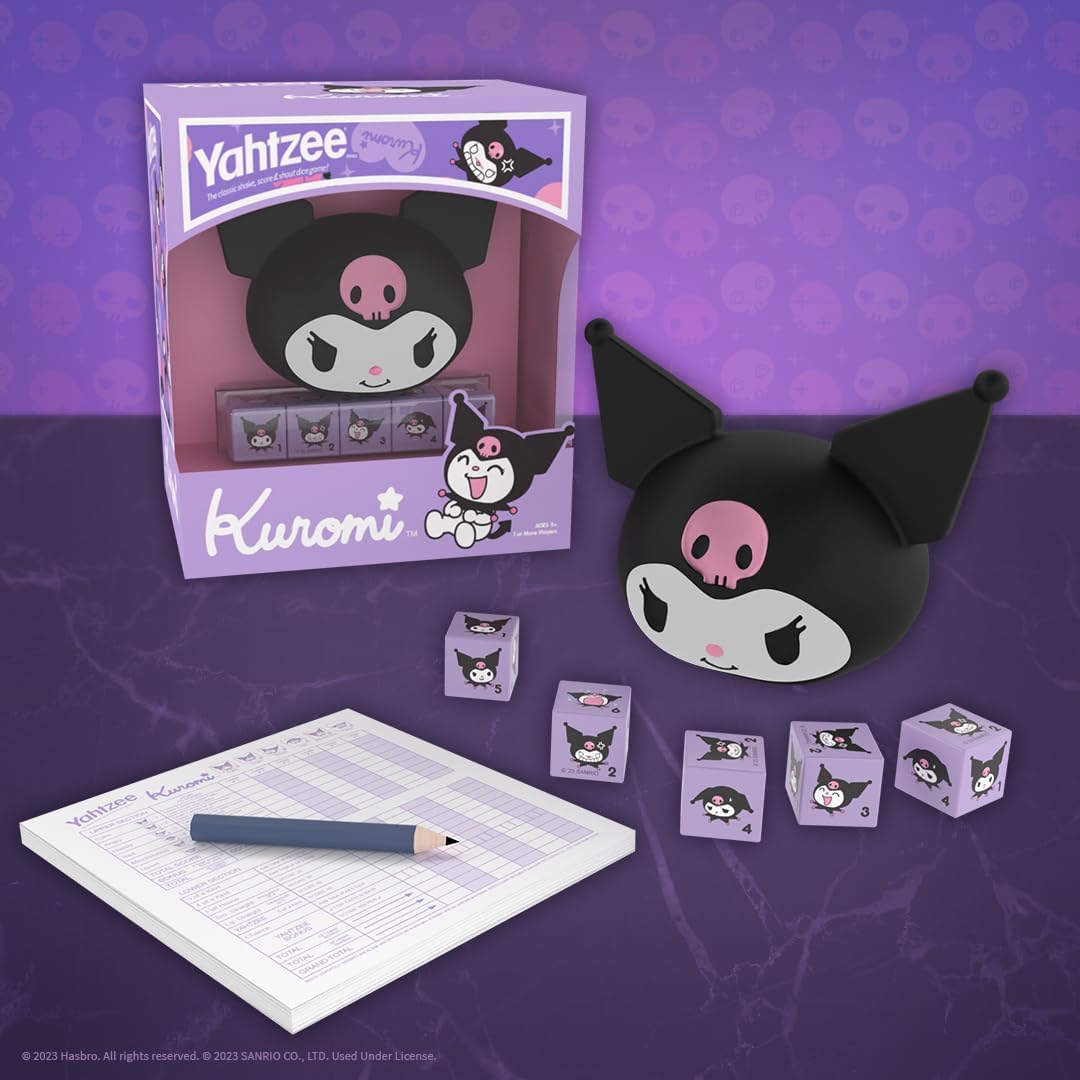 Yahtzee Hello Kitty and Friends Kuromi Dice Game - USAopoly