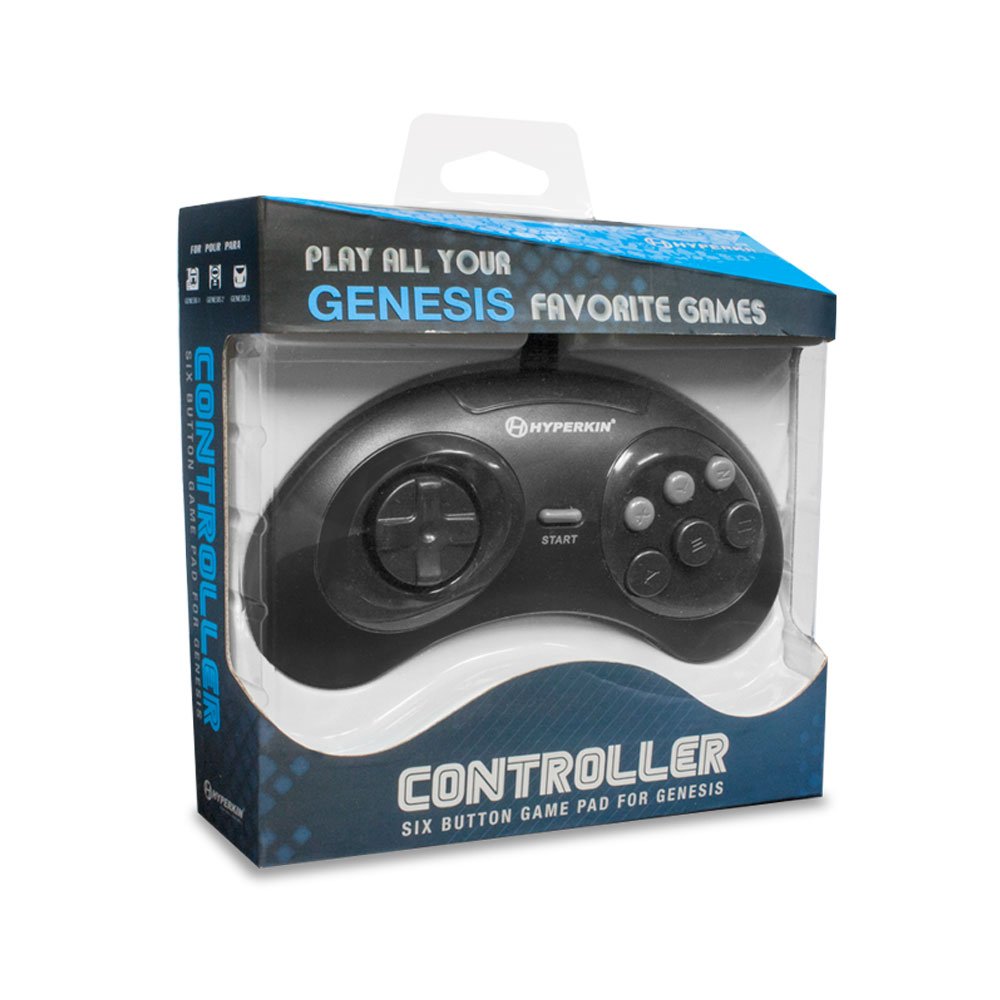 GN6 Premium 6-Button Controller - Sega Genesis - Hyperkin