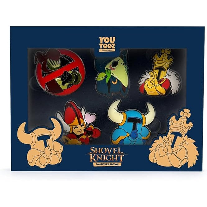 Shovel Knight Enamel Pin Set - Youtooz - 5 Pins in Collector's Gift Box!
