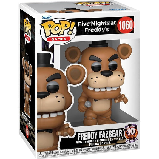 Five Nights at Freddy's Freddy Fazbear 10th Anniversary Ver. Vinyl Figure - Funko - POP! Games #1060