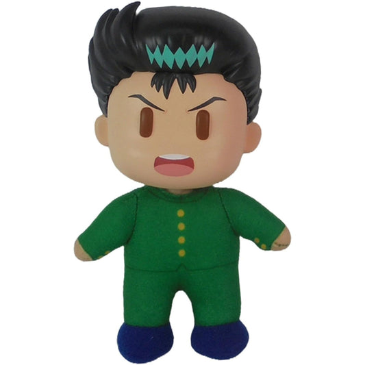 YuYu Hakusho Yusuke Urameshi Angry 4.5" Vinyl Head Mini Plush - Great Eastern Entertainment - FigureKey