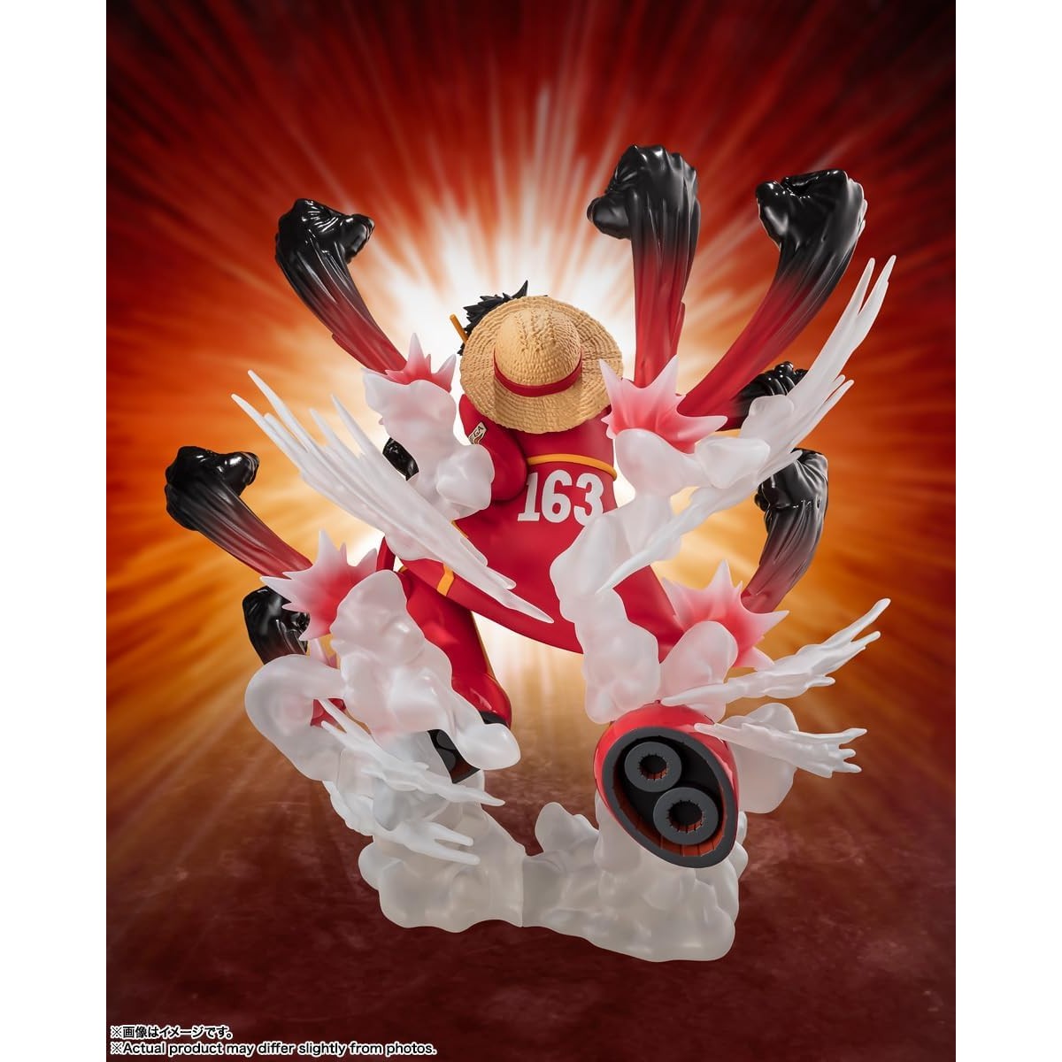 One Piece Monkey D. Luffy Gum Gum Hawk Gatling Statue Figure - FiguartsZERO Extra Battle