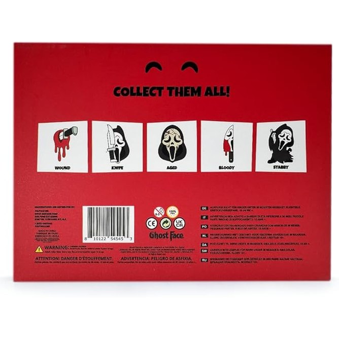 Ghost Face Enamel Pin Set - Youtooz - 5 Pins in Collector's Gift Box!