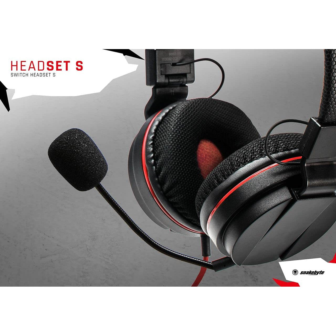 Head:Set S On-Ear Stereo Gaming Headset - PlayStation 4, Xbox One, Switch, PC, etc. - Snakebyte