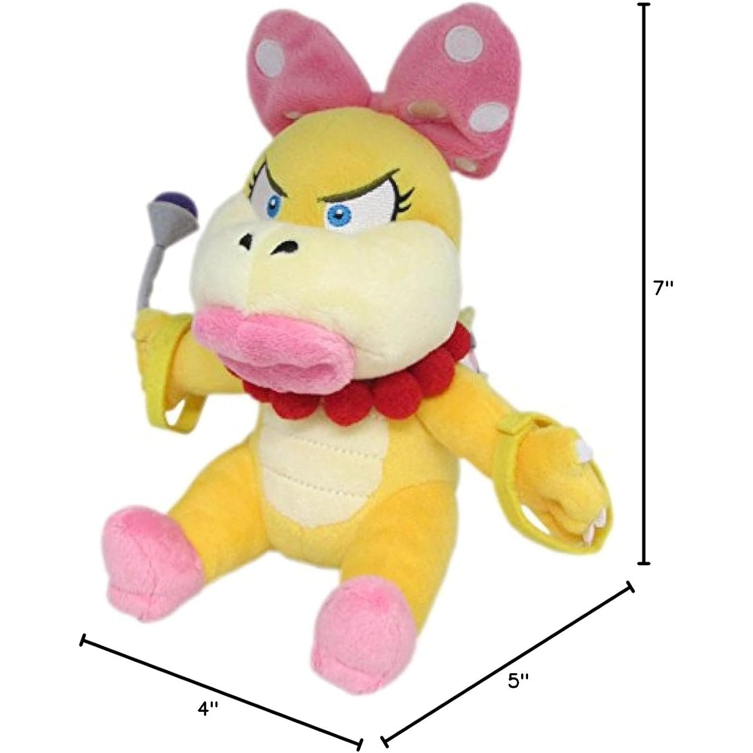Super Mario Koopalings Wendy Koopa 7" Plush Toy - Little Buddy - All Star Collection