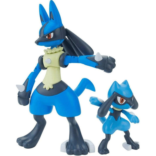 Pokemon Riolu & Lucario Figure Model Kit - Bandai Spirits