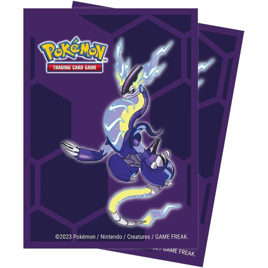 Pokemon TCG Miraidon Deck Protector Card Sleeves - 65 Count, Purple - Ultra Pro