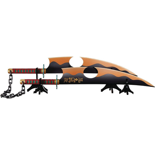 Demon Slayer: Kimetsu no Yaiba Proplica Tengen Uzui's Nichirin Swords Prop Replica - Bandai Spirits - Proplica Line