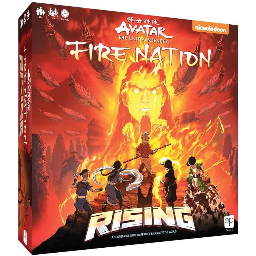 Avatar: The Last Airbender: Fire Nation Rising Co-op Board Game - USAopoly